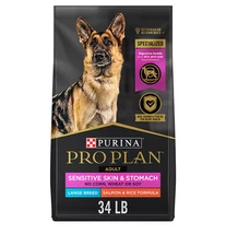 Purina Pro Plan Sensitive Skin &Stomach Large Breed Adult Dry Food-Salmon & Rice