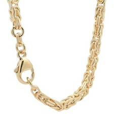 Goldkette Königskette Halskette Breite 3,0 mm - 585 - 14 Karat Gold