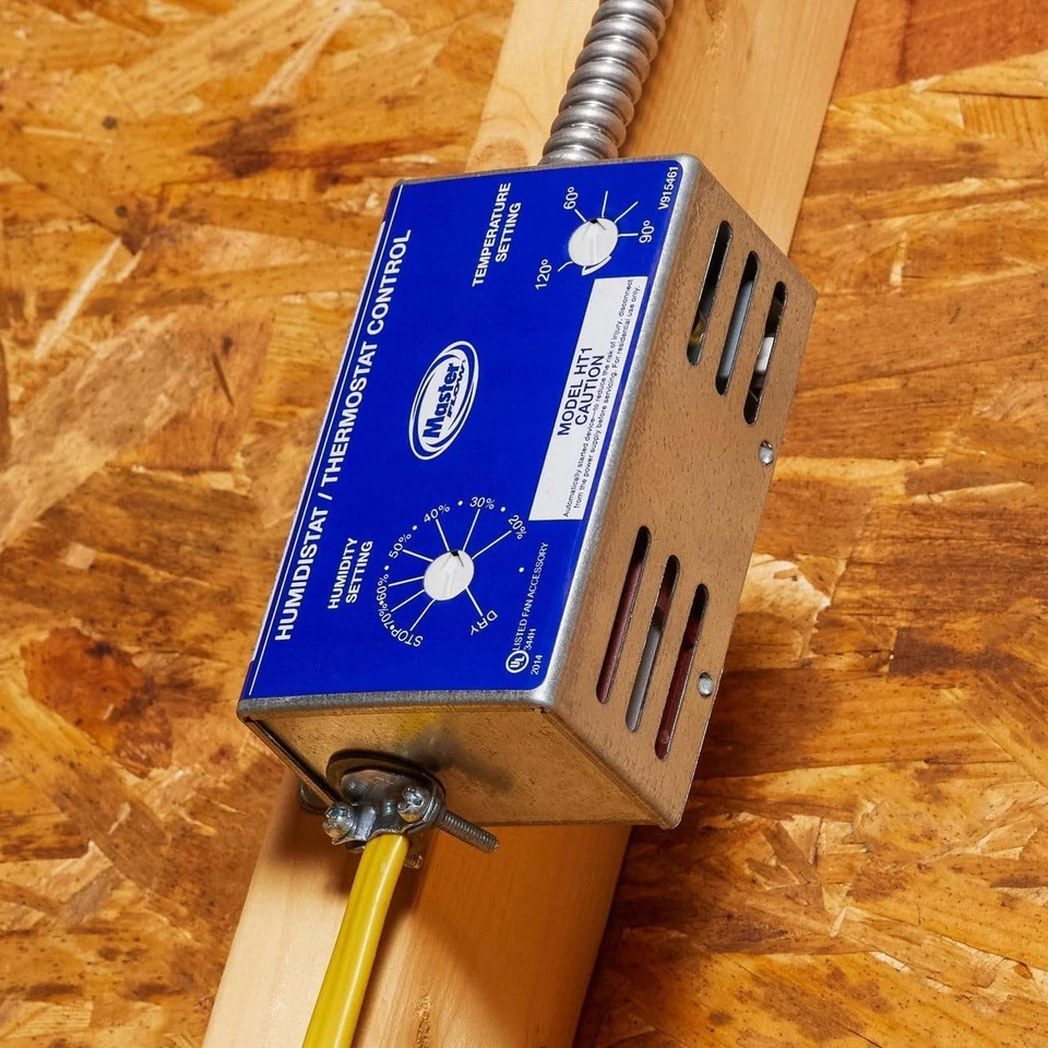 Universal Attic Humidity & Temperature Controller - Easy Installation, UL Listed - Image 4 of 4