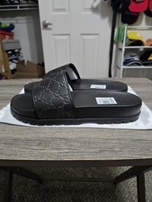 D p Gucci Size:11,Men's, Slide GG Black  en Full