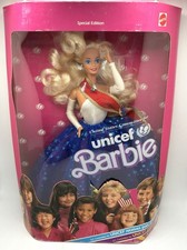 Vintage 1989 United States Committee For Unicef Barbie Doll USA 1920 - New