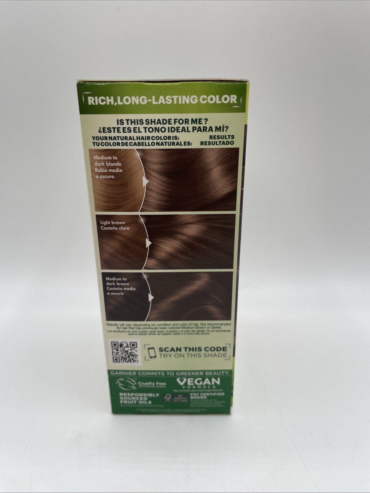 Garnier Nutrisse Nourishing Hair color 61 Light Extra Ash Brown 2 Pack