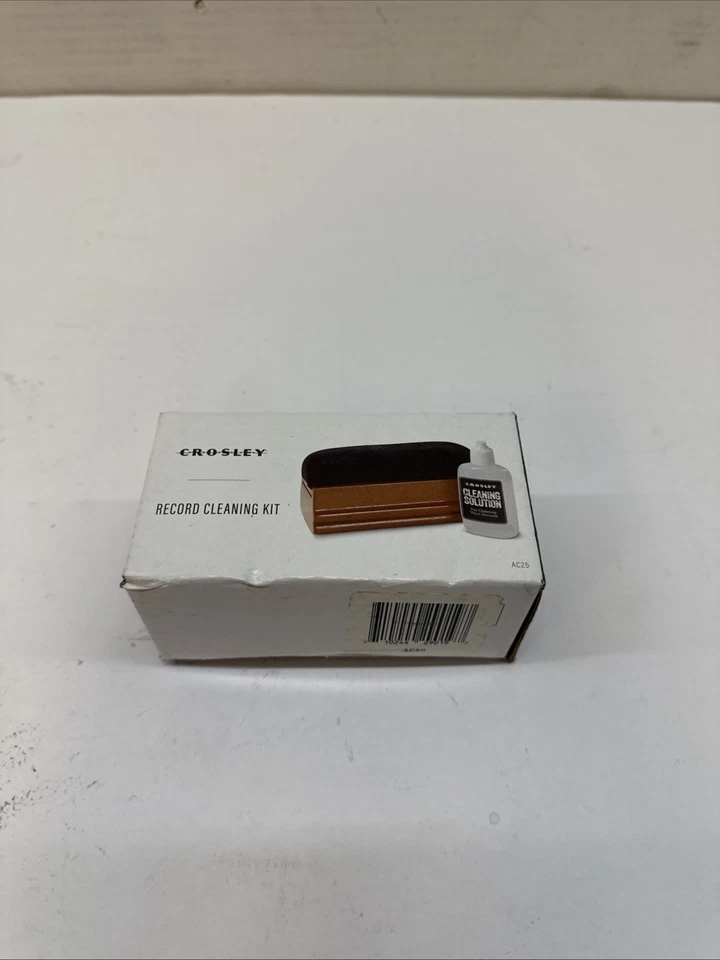 Новый в коробке Crosley AC20 Набор для Чистки Записей Деревянная Ручка Щетка и Чистящее Решение - Изображение 2 из 2