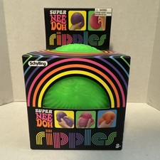 Super NeeDoh Ripples Green XL Textured Nee Doh Ball Giant Squishy Sensory Toy