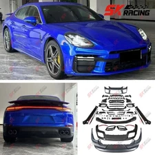 Fits For Porsche Panamera 971 2017-2023 Unpainted PP Upgrade 976 Turbo Body Kits