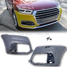 Fit 2018 2019 2020 Audi Q5 Front Driverpassenger Bumper Covers W Park Aid New