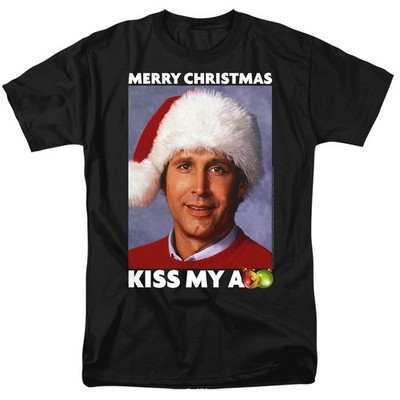 Christmas Vacation - Frohe Kiss - Erwachsene Unisex Kurzarm - Schwarz