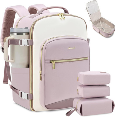 40L Travel Backpack for Women & Men,Airline Approved Carry on Luggage w/ 3 Cubes
