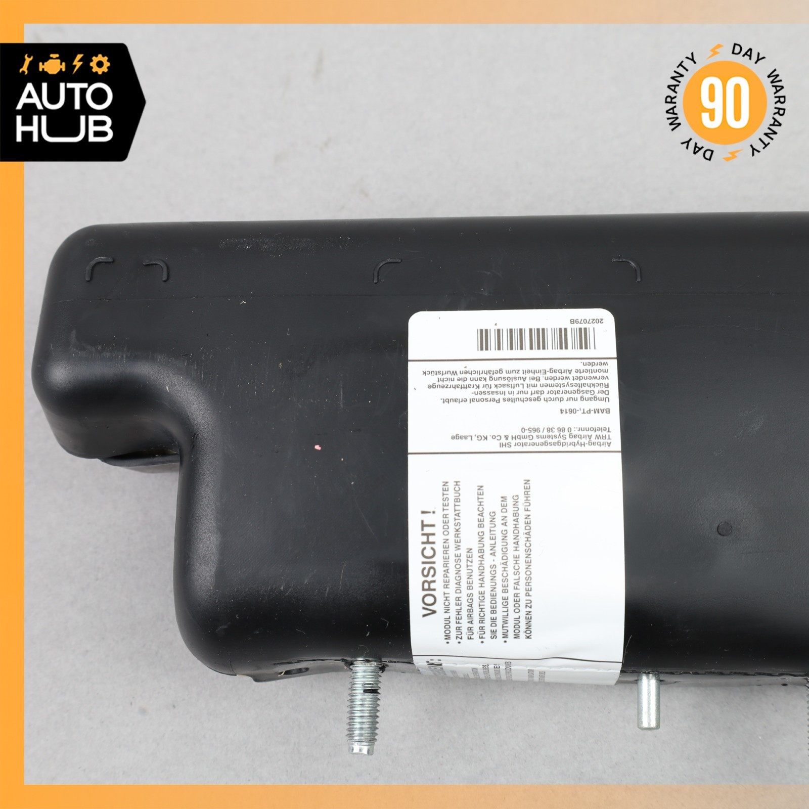 07-17 Aston Martin DB9 DBS Vantage Right Seat Airbag Air Bag 6W83611D11AC OEM