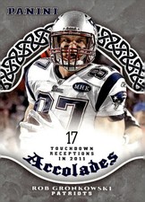 2017 Panini #AC-RG Rob Gronkowski Accolades