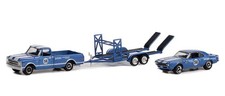 GREENLIGHT,1968 CHEVROLET C-10 pick-up with car trailer and CHEVROLET Trans A...