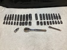 New Craftsman 41 Pc Deep Shallow 14 Drive Metric Sae 6 Point Socket Set New Craftsman 41 Pc Deep Shallow 14 Drive Metric Sae 6 Point Socket Set
