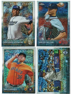 ASTROS WILL HARRIS 2015 TOPPS CHROME UPDATE SPARKLE REFRACTOR #US319 ROOKIE
