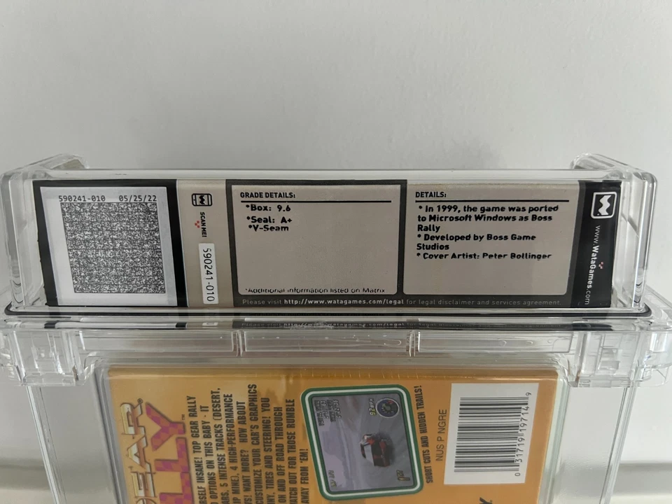 Top Gear Rally (Nintendo 64, N64) WATA 9.6 A+ New Sealed Graded CGC VGA PSA 1st! - Image 3 of 4