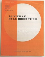 Partition sheet music SERGE LAMA : La Vieille et le Brocanteur * 80's Gilbert