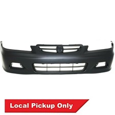 New Front Bumper Cover W Fog Light Holes For 01-02 Honda Accord Coupe Ho1000195
