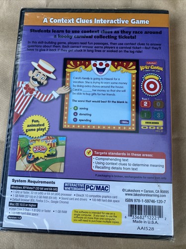 Kooky Carnival A Context Clue Game PC/Mac Grades 1-3 - Picture 2 of 3