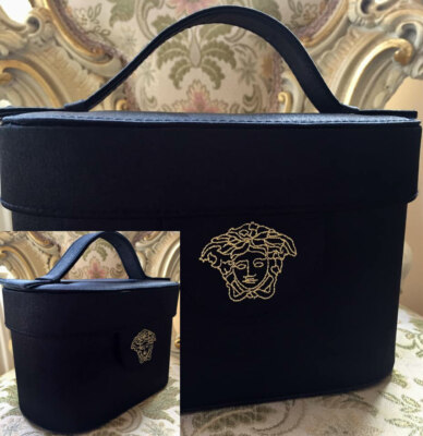 100 % AUTHENTISCH limitierte Auflage Versace Couture Schönheit ~ Make-up ~ Reise Aufbewahrungsbox