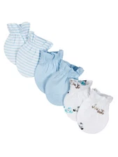Wonder Nation Baby Boys 3 Pack Mittens NEW Size 0-3 Months Super Cute Puppies