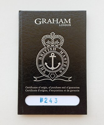 GRAHAM Warranty (Unwritten) CHRONOFIGHTER Oversize GMT Big Date 2OVASGMT