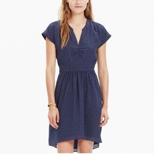 madewell navy blue dress