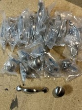 Chrome Kitchen Cabinet Knobs Drawer Pull Lot 15 Pulls 7 Knob NEW