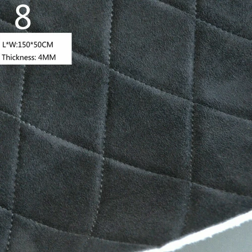 Thick Faux Suede Fabric Foam Backing Quilted Car Roof Upholstery Material Crafts - Picture 19 of 32
