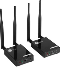 SIIG 330ft 1080p Wireless HDMI Extender with IR, HDMI 1.3/HDCP 1.4, Dual Antenna