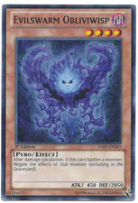 3 x Evilswarm Obliviwisp - HA07-EN049 - Super Rare - 1st Edition Near Mint, Engl