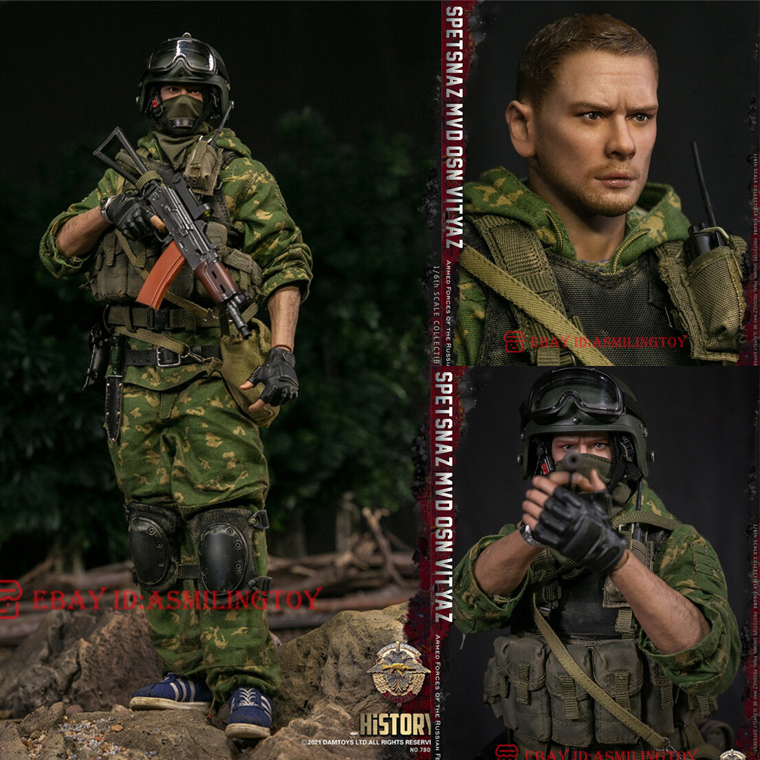 1/6 スペツナズ MVD OSN vityaz（78087） DamToys (DAM-78087) 1/6 Scale Forces of the Russian