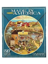 Ceaco Made in America Boardwalk Bob Pettes 517 Pcs Circular Puzzle