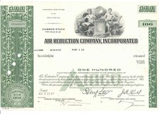 Air Reduction Company, Incorporated 1967 100 akcji
