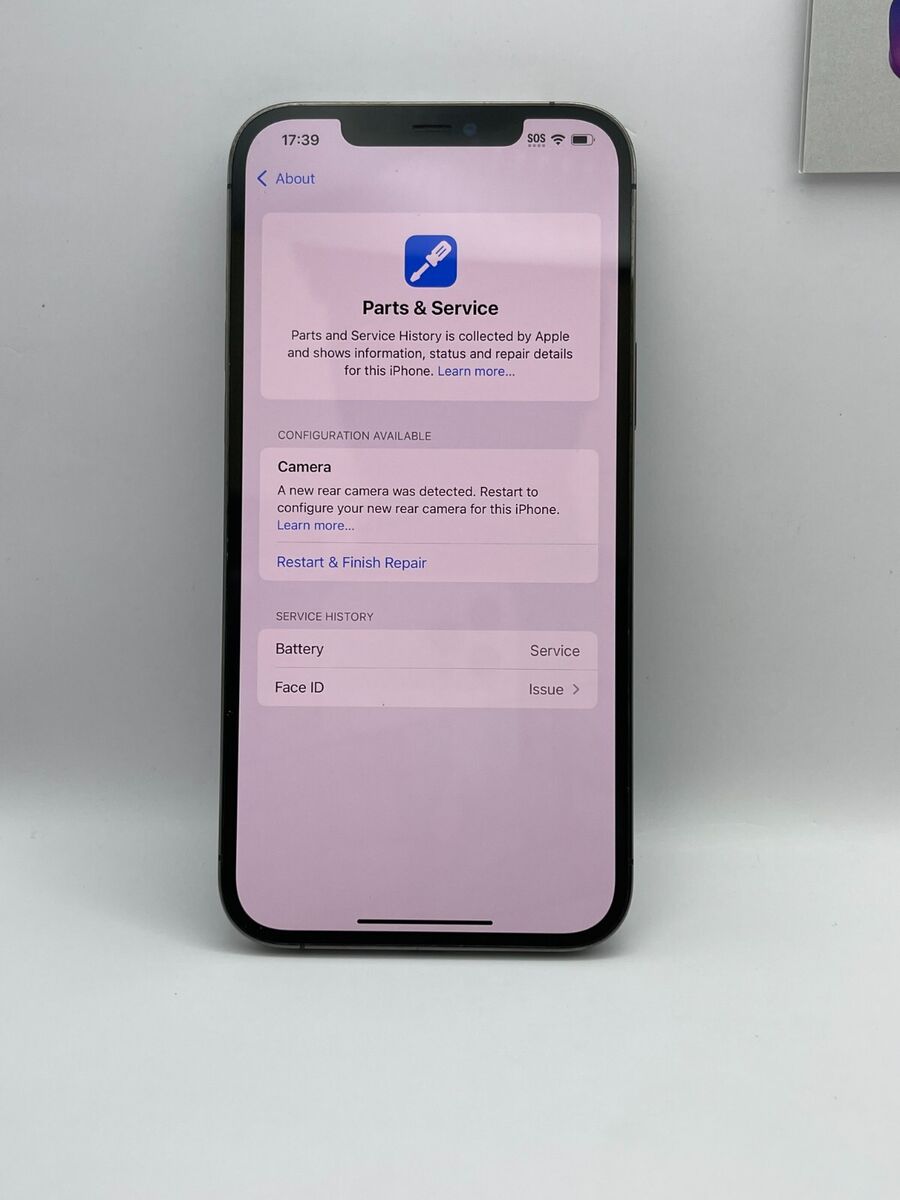 Apple iPhone 12 Pro Max - 128 GB - Gaphite (Unlocked) - Face Apple iPhone 12 Pro Max - 128 GB - Gaphite (Unlocked) - Face