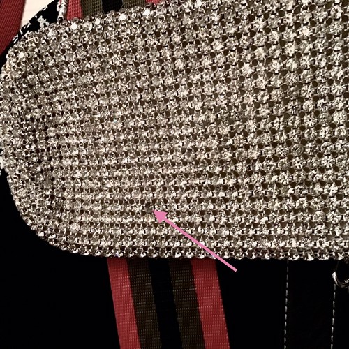 Vtg Walborg Rhinestone Evening Bag W. Germany 1950s Chain Handle Bridal Glamour - Picture 8 of 13