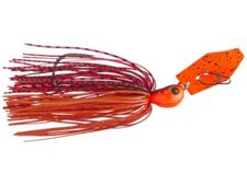 Z-Man Evergreen Jack Hammer Chatterbait 3/8Oz Color- Fire Craw Orange Blade