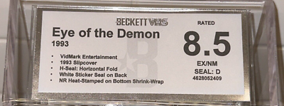 Eye Of The Demon Video Bay Coven Vidmark Horror Movie Beckett VHS