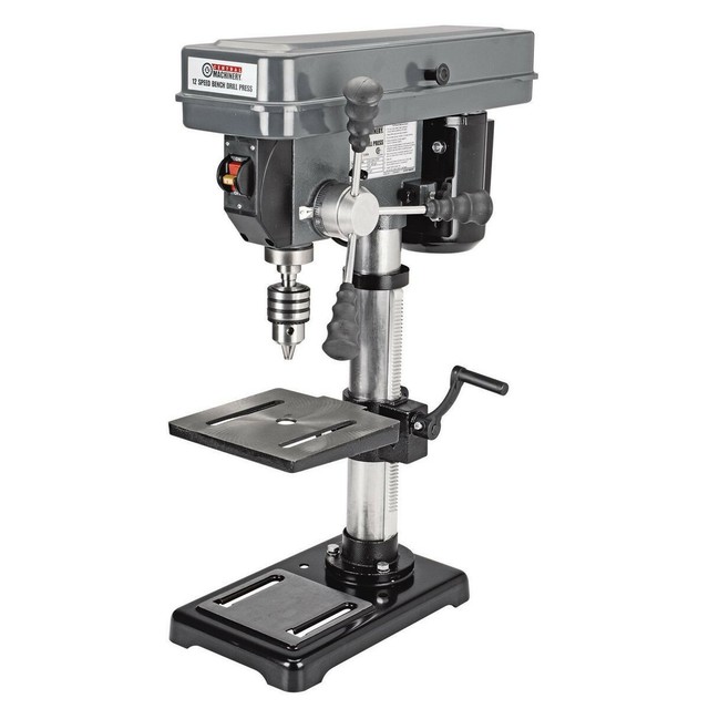 10 in 12 Speed Bench Drill Press All-purpose drill press for the home