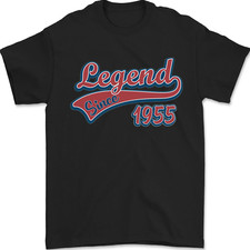 Legend Since 71st Birthday 1955 Mens T-Shirt 100 Cotton