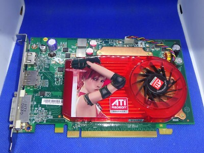 ATI RADEON HD 3670/4570/4580 256MB DDR2 PCI-E GRAFIKKARTE DVI HDMI DP #GK3397