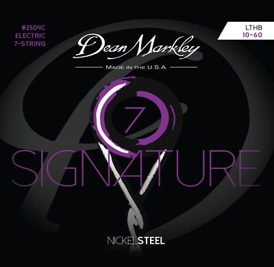 DEAN MARKLEY Signature - 2504 C - Electric Guitar String Set, 7-String, Light To