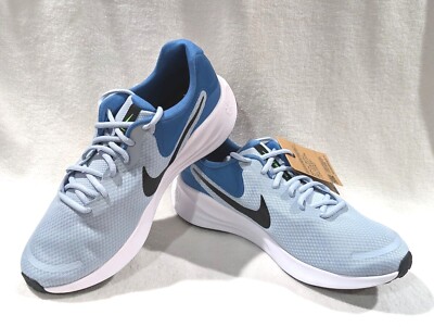 Nike Revolution 7 Blue/Black Men's Running Shoes - Asst Sizes NWB FB2207-402