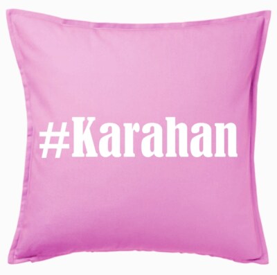 #Karahan Kissenbezug Pink Ich Liebe Karahan 113399