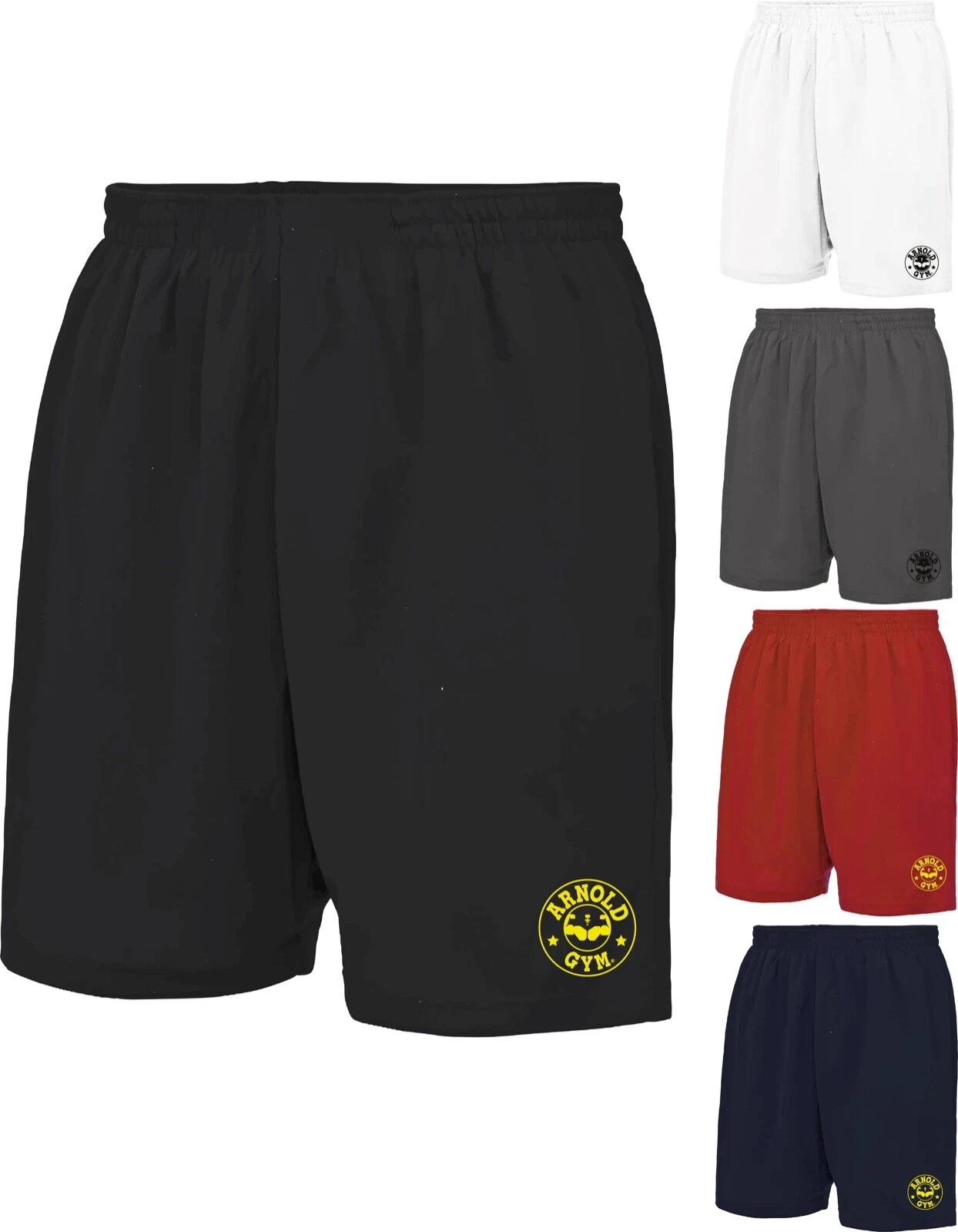 Men's Arnold Gym Workout Shorts Quick Dry Training Running Breathable Shorts