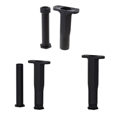 Adjustable Bed Frame Legs for Mattress Frame Support Black Furniture Legs