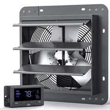 iLIVING 12/14/16" Wall Mounted Shutter Exhaust Fan