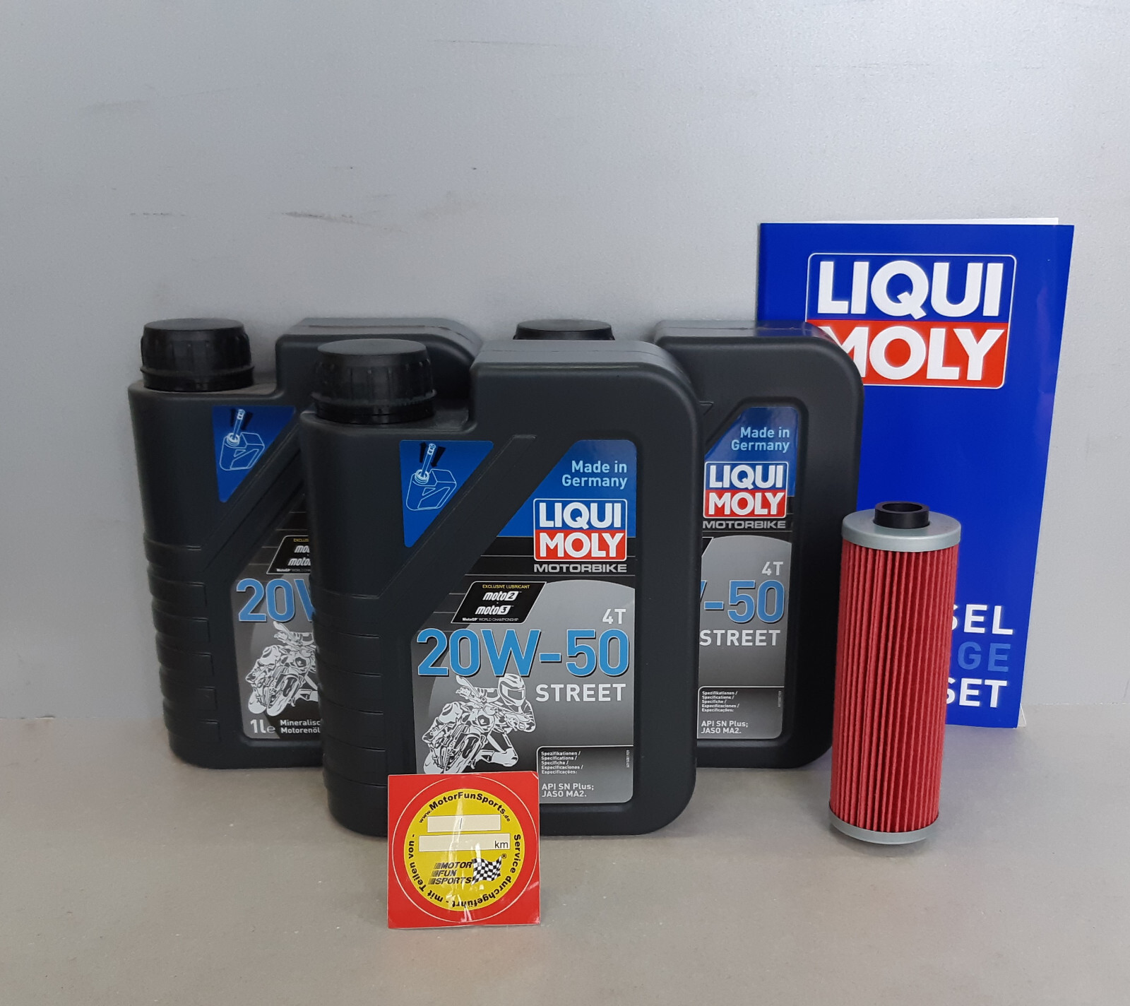 Oil change set BMW R 80 R engine oil oil filter Liqui Moly