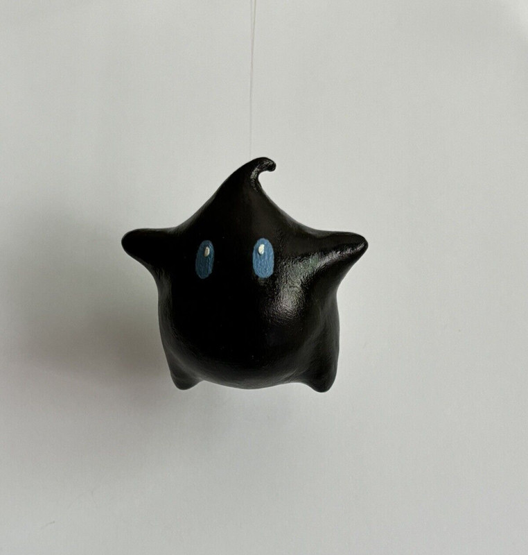 Handmade Hand-painted Nintendo Mario Galaxy  2.50" Hanging Luma Figurine Replica