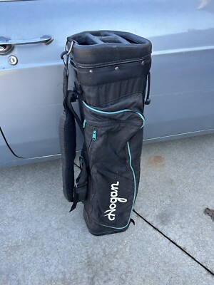 Ben Hogan Vintage Black Golf Sunday Bag NICE