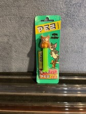 Pez MGM Spike with Yellow Face, on Tom and Jerry Card with Some Damage on Back