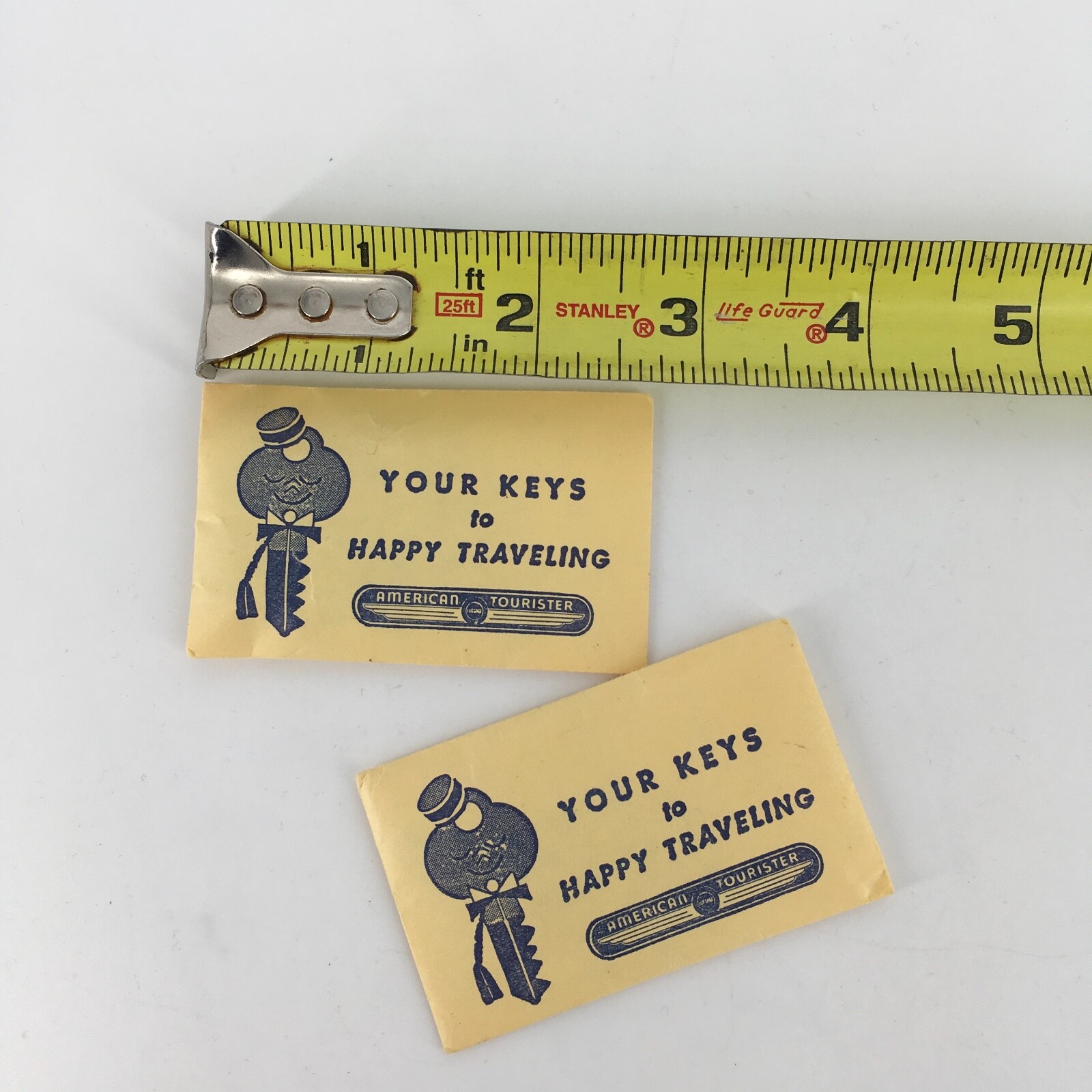 Vintage American Tourister Luggage Lock Valet Smiling Bellhop & Presto 7 Keys eBay